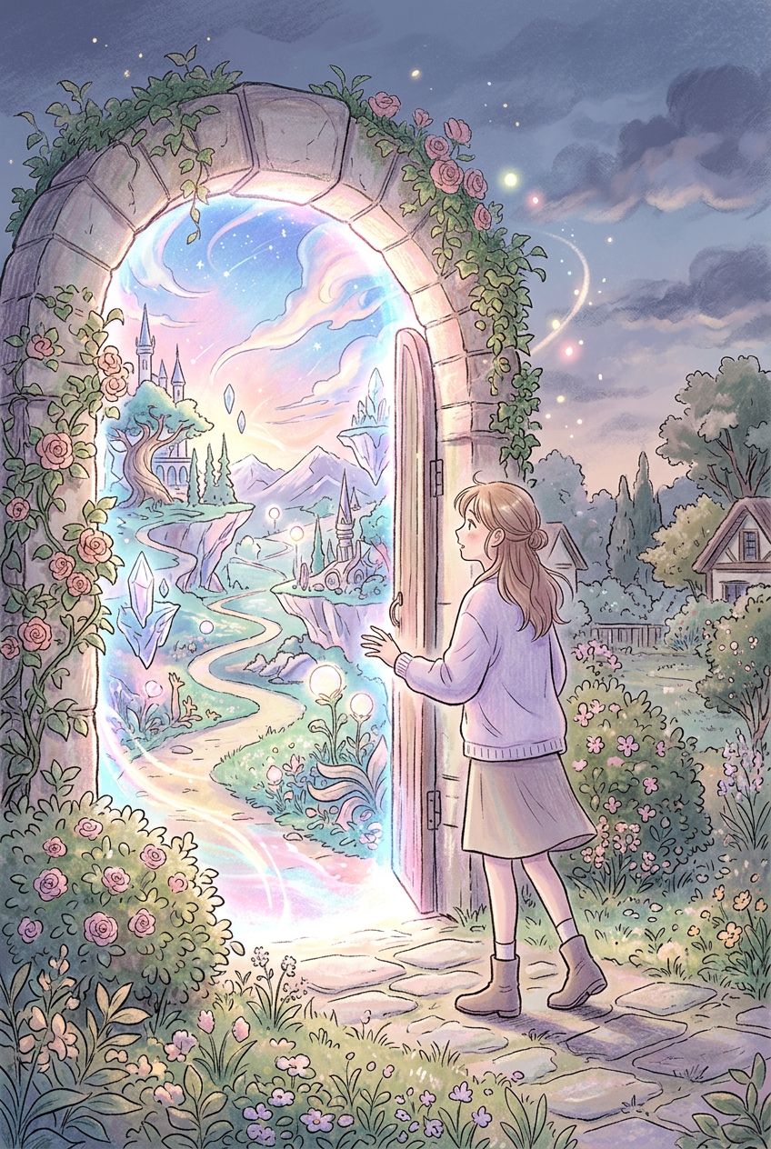 Ma porte de jardin est un portail vers un monde fantastique